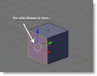 Début de l'extrusion